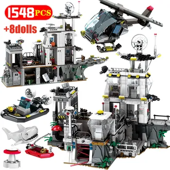 

City Police Military SWAT Car Model Building Blocks for Techinc Police Station Figures Blocks Gifts Toys for Children