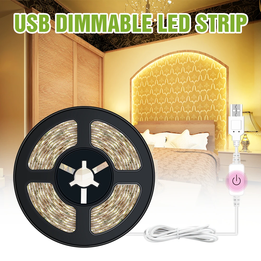 

PIR LED Motion Sensor Light Strip 5V USB Wardrobe Bed Lamp LED Waterproof For Closet Stairs Backlight Touch LED Strip Decor