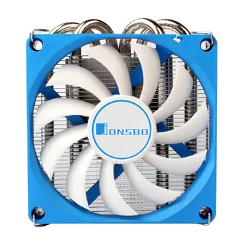

Jonsbo HP-400 CPU Cooling Fan 4 Heat Pipes Radiator for HTPC Case Ultra-Thin CPU Cooler for Intel LGA 115X/775 AMD AM2 AM3 FM2