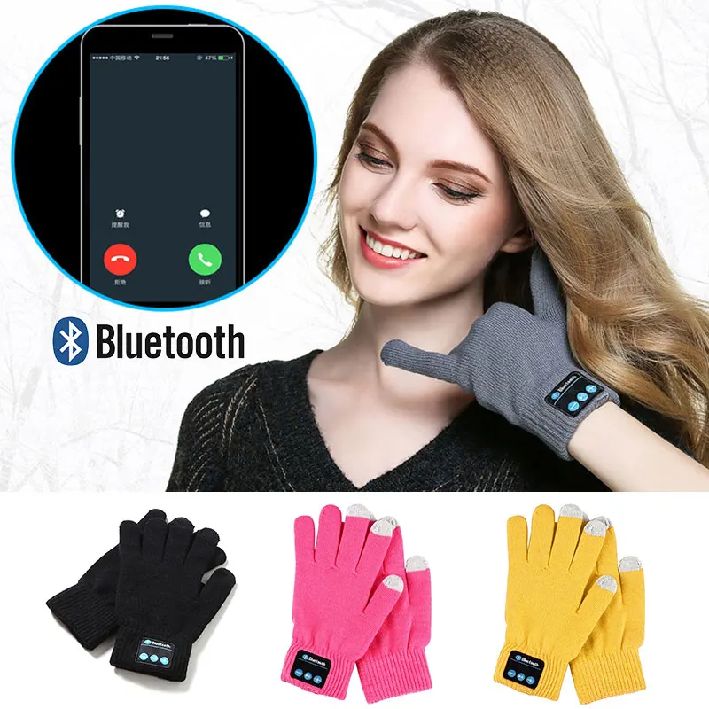 Bluetooth Говорящие перчатки с стерео динамиком на открытом воздухе Говорящие перчатки V3.0 теплые наушники музыкальные перчатки