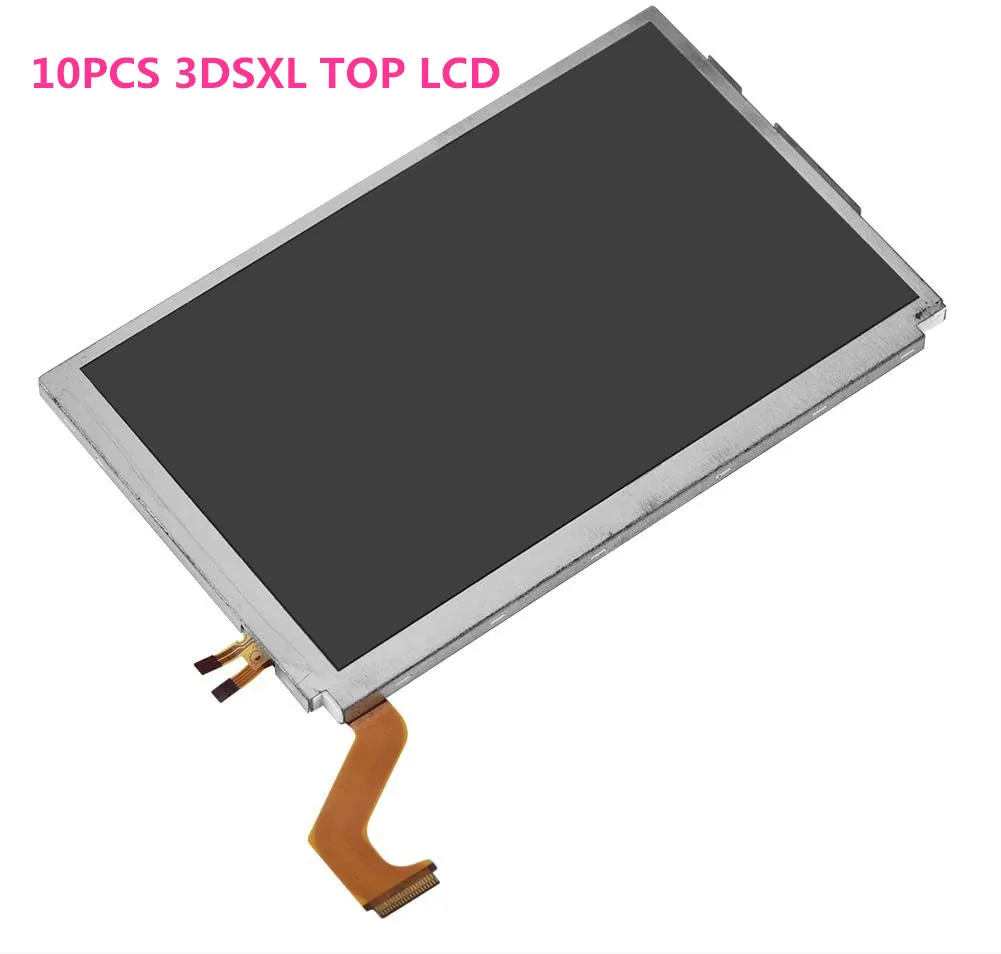 

Оригинальный запасной ЖК-экран 10X для Nintendo 3DS XL 3dsxl, аксессуары для игровой консоли, верхняя часть для системы 3DS LL 3DSLL