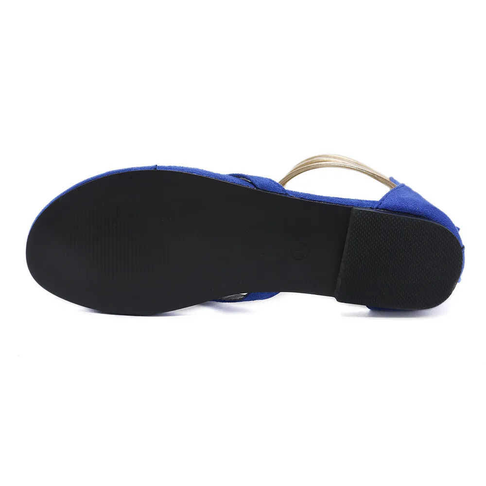 Обувь на плоской подошве пляжные сандалии Для женщин сандалии, женские тапочки в богемном стиле Sandles Zapatos Mujer женские вьетнамки; женские летние туфли sandales femme#1120g20