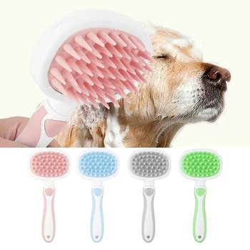 

Pet Dog Cat Massage Brush Combs Pet Grooming Hair Removal Shedding Bath Cleaning Brush for dog