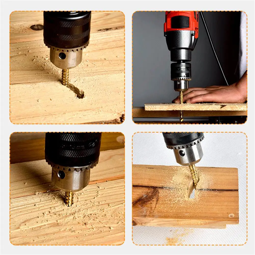 6PCS 3-8MM Electric Drill Metal Hole Grooving Drill Saw Carpenter Woodworking Tools Titanium Coated HSS Drill Bit 6PCS 3-8MM Electric Drill Metal Hole Grooving Drill Saw Carpenter Woodworking Tools Titanium Coated HSS Drill Bit