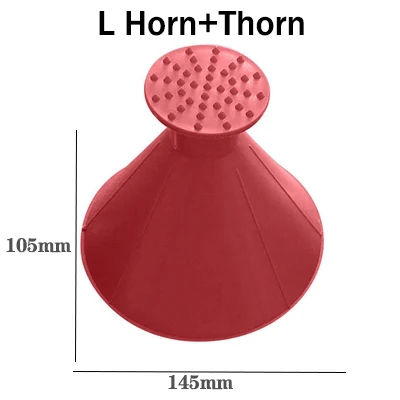 Инструмент для очистки лобового стекла автомобиля, стекло, Волшебная лопата, конус, скребок для льда, воронка для удаления снега - Цвет: Red  L Set