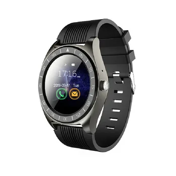 

For V5 Bluetooth Smart Watch Men With Camera Pedometer Sports Push Waterproof Smart Watch 3D Curved Capacitive Touch Screen