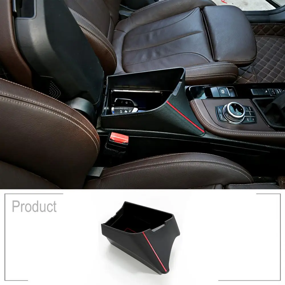 

4 Styles Center Armrest Storage Box Container Tray For BMW X1 F48 2016-2019 X2 F47 2018 2019 Car Accessories Left Hand Drive