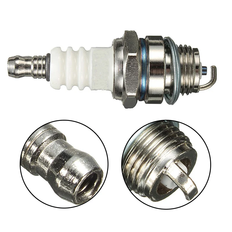 Spark Plugs 5PCS RJ19LM BR2LM Lawnmower Spark Plug for Briggs and Stratton Engines Motors Car