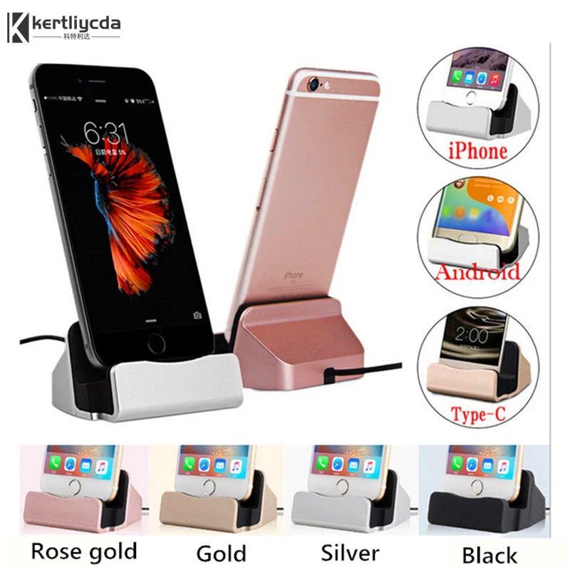 Зарядное устройство с USB-кабелем для iPhone X 8 7 6 Xiaomi Android Samsung S10 Huawei подставка