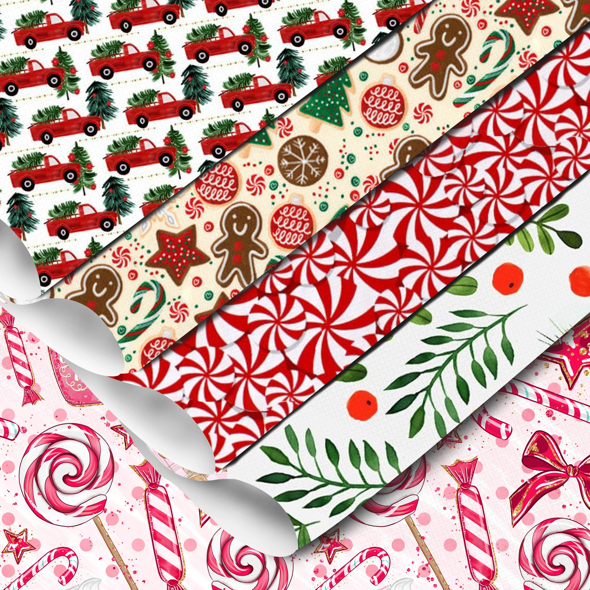 Faux Leather Sheets Christmas Faux Leather Sheets Bows Christmas