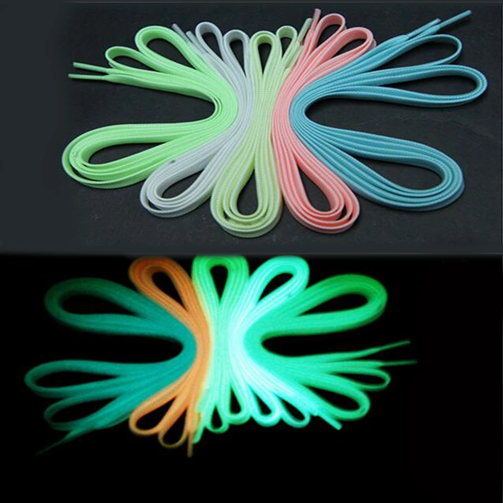 3 Pairs 180cm Premium Luminous Flash Light Up Roller / Inline Skate Shoe Laces Sneaker Boots String Shoelaces Replacement