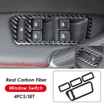 

Interior Stickers Auto Stickers Fashion Car Stickers Replacement Decorations Carbon Fiber Window Lifter Creative for VW Golf 7