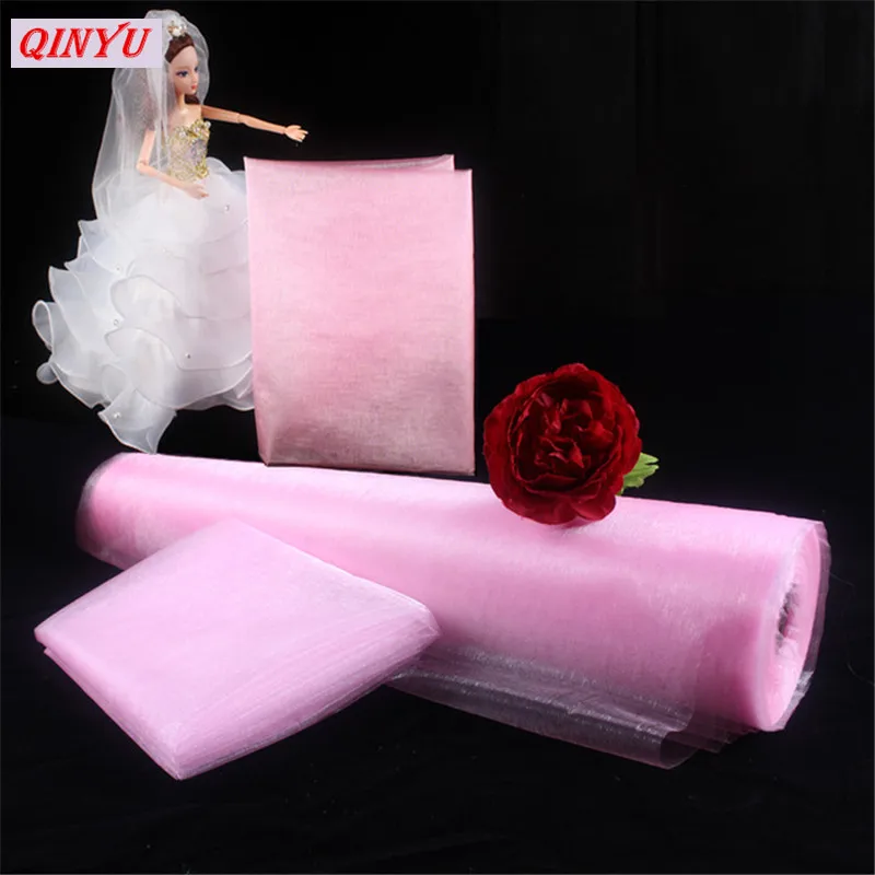 Модные сетчатые рулонные Тюлевая Ткань для шитья платья и юбка девочек свадебные