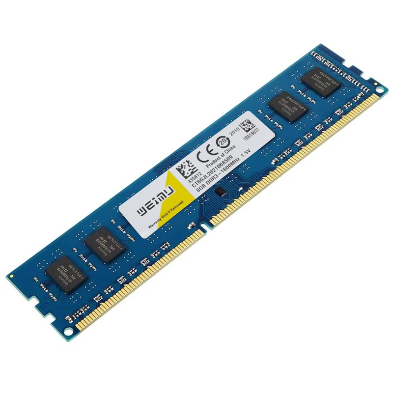 DDR3 2GB 4GB 8GB 1333MHz 1600MHz Memoria Ram Desktop PC3-10600 12800 240pin DIMM 1.5V NON-ECC RAM Senza Buffer
