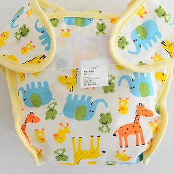 

Cute New Cartoon Washable Cloth Baby Diaper Cover Waterproof Baby Nappies Newborn Boys Girls Reusable Cotton Diapers Washable