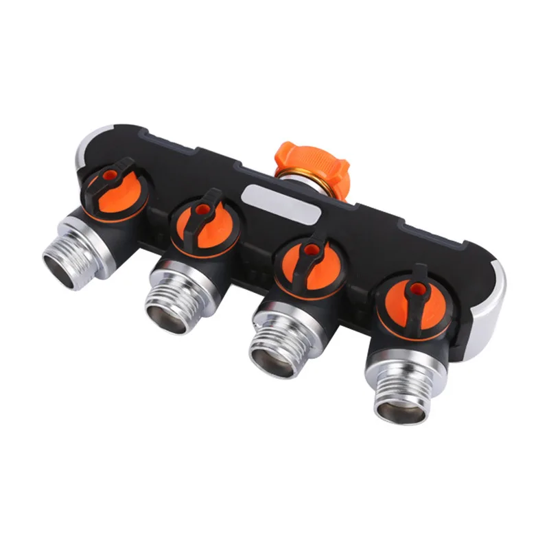 2/4-Way Garden Tap Splitter Female 1/2" 3/4" To 3/4" Y Irrigation Valve Hose Wat
