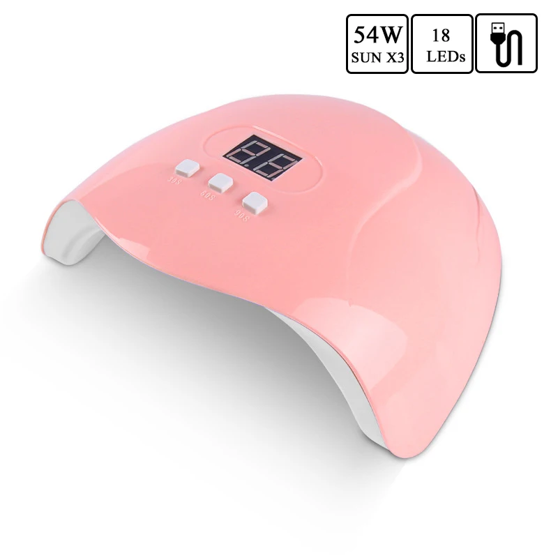

LED Nail Lamp 36W UV Lamp For Nail Dryer LED UV Lamp 15 Leds MINI5 USB Lamp For Manicure LCD Display Drying All Gels Nail Polish