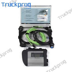 Multiplexeur pour Benz MB STAR C4 PK mb sd c6 sd c5 xentry das wis epc, outil de diagnostic de voiture + hardbook CF C2, ordinateur portable 