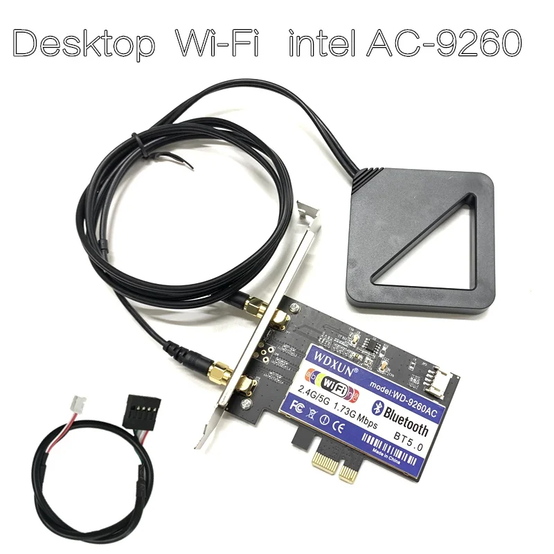Двухдиапазонный игровой адаптер для Windows 10 PCI E 1x Беспроводной AC 9260 Intel 9260NGW 802.11ac 5