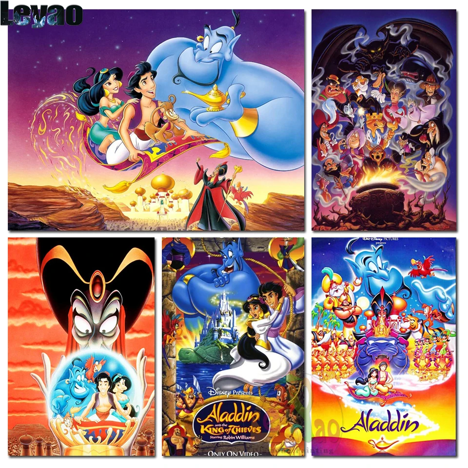 Disney Aladdin Disney Characters Picture Diy 5d Diamond Painting Full  Square/round Villains Cross Stitch Crafts Embroidery Decor - Diamond  Painting Cross Stitch - AliExpress