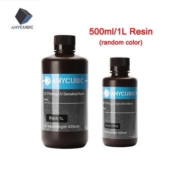 

ANYCUBIC 405nm UV Resin 3D Printer Liquid Printing Material LCD UV Sensitive Resin 500ml/1L Random Color For Photon Photon S