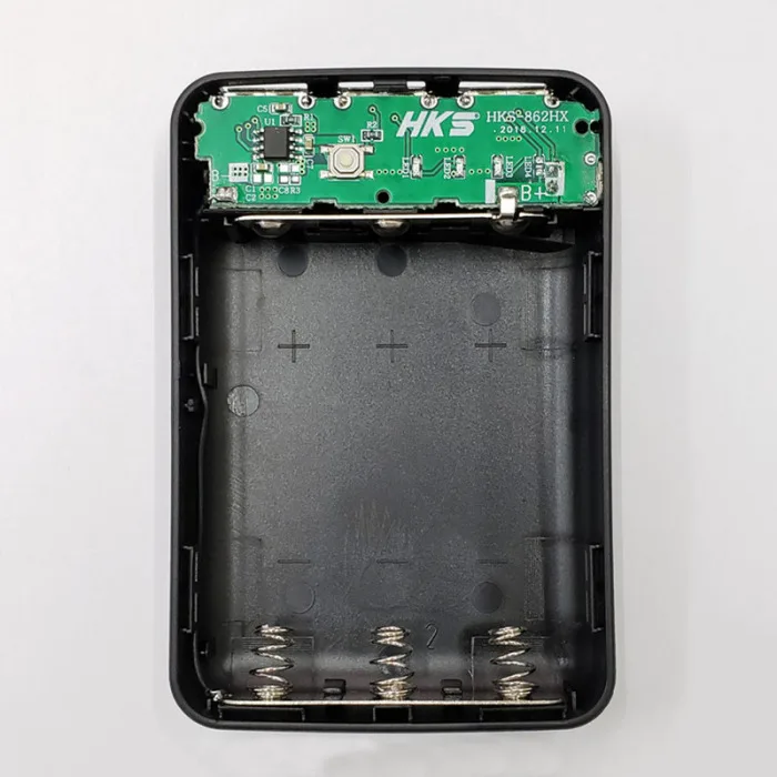 Battery Charger Power Bank Case 18650 Battery Charger Cover Power Bank Case DIY Box 3 USB Ports