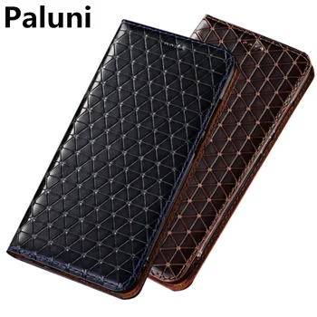 

Natural Genuine Leather Phone Case Credit Card Slot Holder For Huawei Honor 20 Pro/Huawei Honor 20 Leather Flip Cover Stand Case