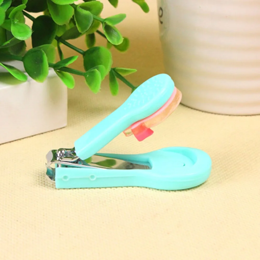 Корейский стиль дети милые конфеты цвет мультфильм леденец кусачки для ногтей педикюр маникюр триммер резак пластиковая рукоятка обрабатывается ножницами