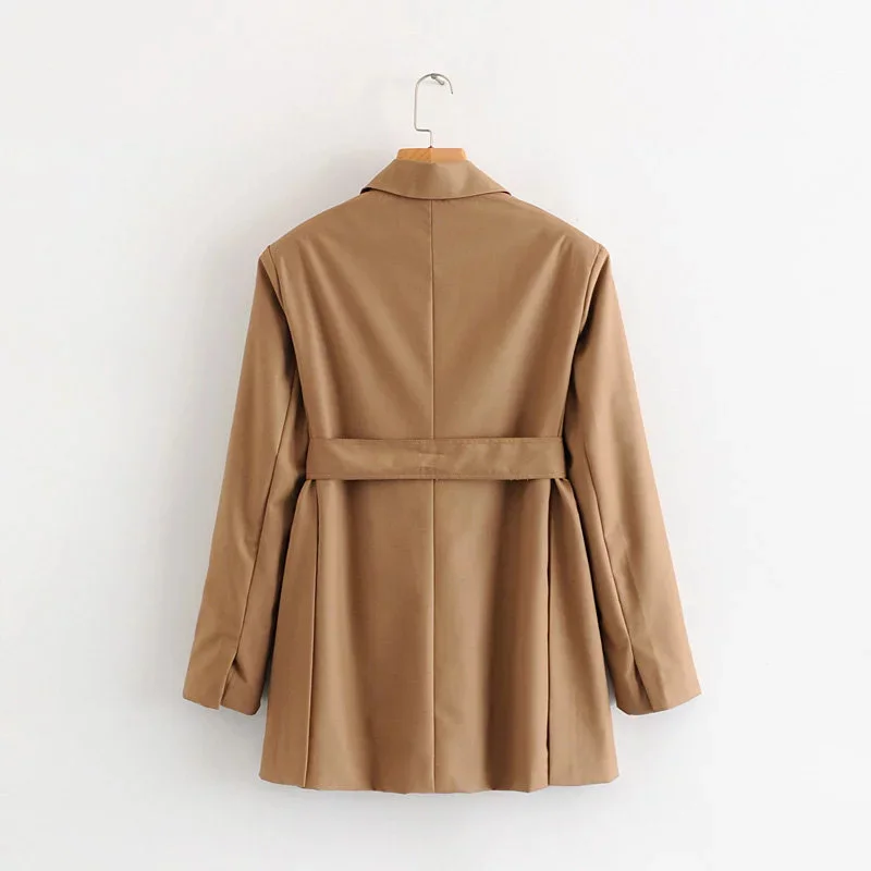 england vintage boyfriend oversize sashes blazer feminino blazer women blazer mujer women blazers and jackets tops