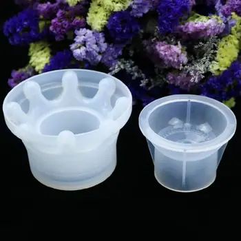 

Crystal Epoxy Resin Mold Crown Jewelry Storage Box Casting Mould Handmade DIY Crafts Ornament Making Tool