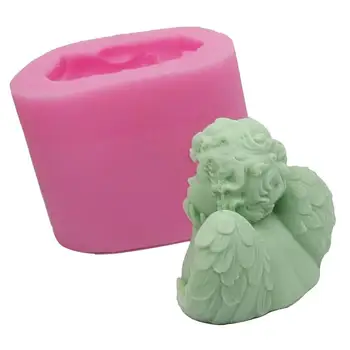 

Silicone Mold Cake 3D Angel Shaped Chocolate Mould Wedding Cake Decorating Tools Fondant Sugar Craft Kitchen Baking Gadgets Mold