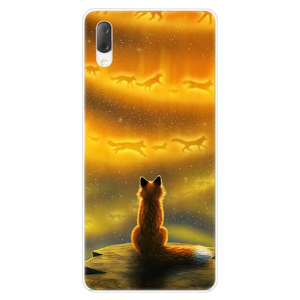 012 С изображением лисенка, Мода жесткий чехол для Sony Xperia L1 L2 L3 X XA XA1 XA2 XA3 ультра 10 плюс E5 XZ XZ1 XZ2 компактный XZ3 XZ5 2 20 крышка - Цвет: 012