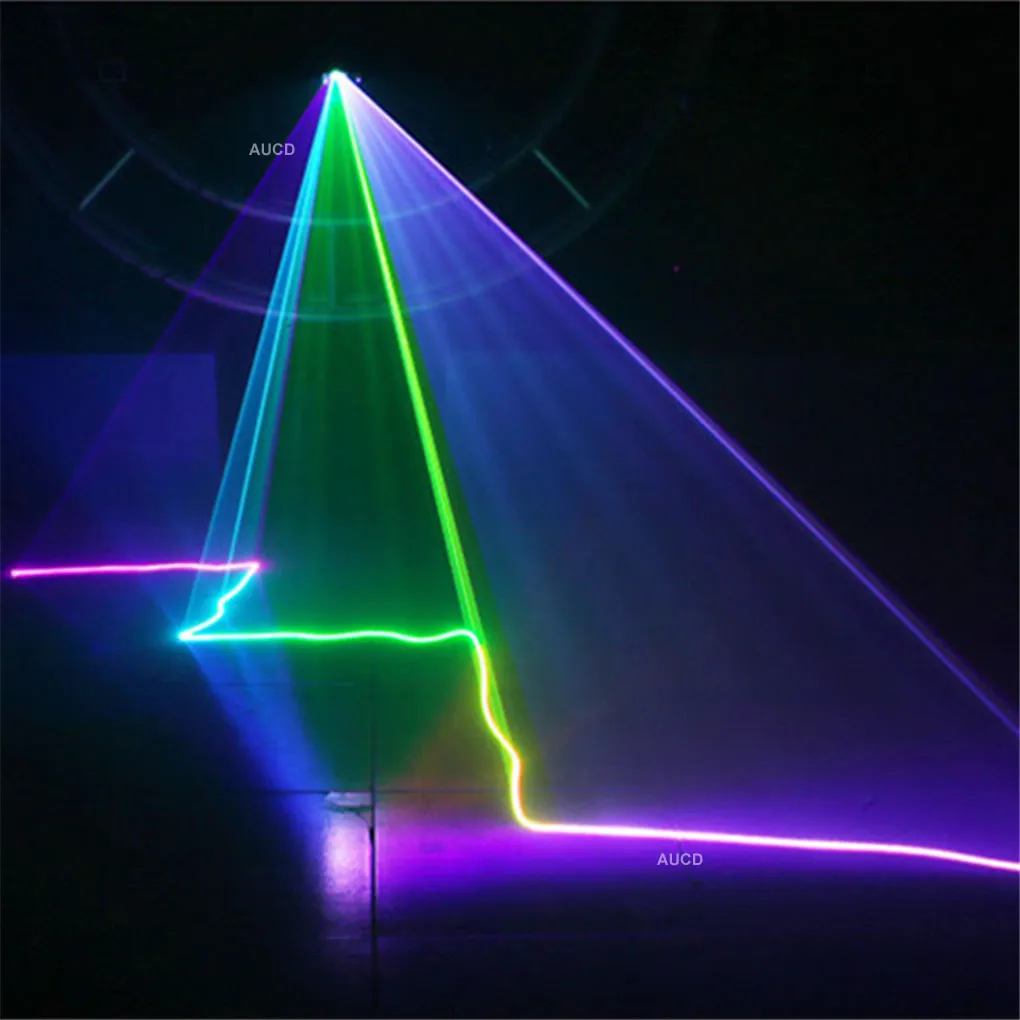 Цветная (RGB лазерный проектор мерцающий светильник s DMX Звук Ночная музыка для