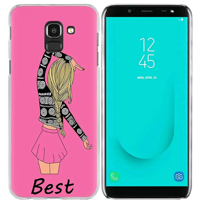 Лучшие друзья в комплекте чехол для samsung Galaxy A50 A80 A70 A60 A40 A30 A20 A20e A10 A9 A7 A6 Note 8, 9, 10, плюс 5G