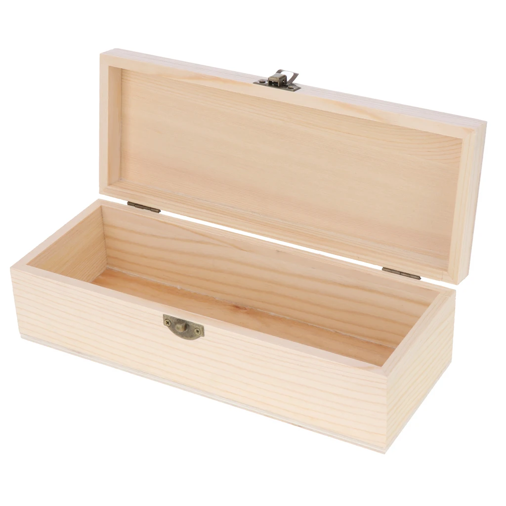 Wooden Tea Box Case with Metal Lock Tea Storage Holder Organizer Present Jewelries Chest Cards Tea Storage