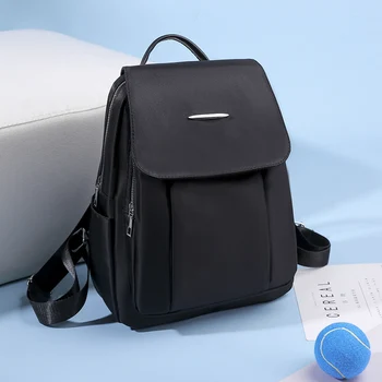 

Best selling leisure oxford lady backpack solid color students school travel light weight casual women bag backpack for women