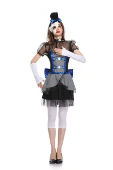 

Dancing Stage Costumes Dance Costume Female Gothic Vampire Costume Halloween Queen Costume Dark Ghost Bride Costume Sportswear