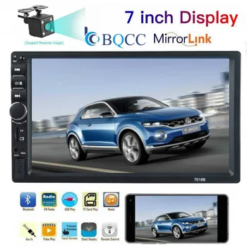

Radio Car Player Mirror Link Autoradio 2 Din General Car Models 7'' Inch LCD Touch Screen Bluetooth Auto Stereo Rear View Camera