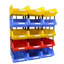 Boîte à outils combinée en plastique, boîte de rangement d'outils, vis, boîtier de Classification du matériel, atelier, marchandises, étagères