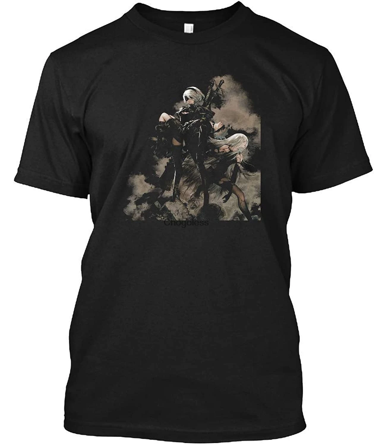 Nier- Automata черный 17 TeeT-Shirt | Мужская одежда