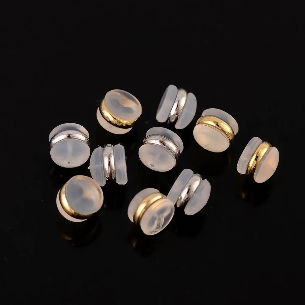 100 Pcs 50 Pairs Clear Rubber Earring Back Stoppers 4mm X 2mm Tube Shape  Hole Size: 0.6mm - Etsy