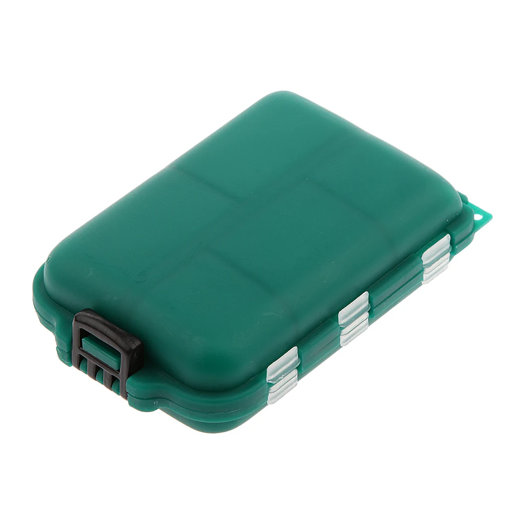 10 Compartment Fish Tackle Lures Baits Tackle Hooks Box Fishing Tool Accessories Storage Case 10 x 6 x 2.5 cm