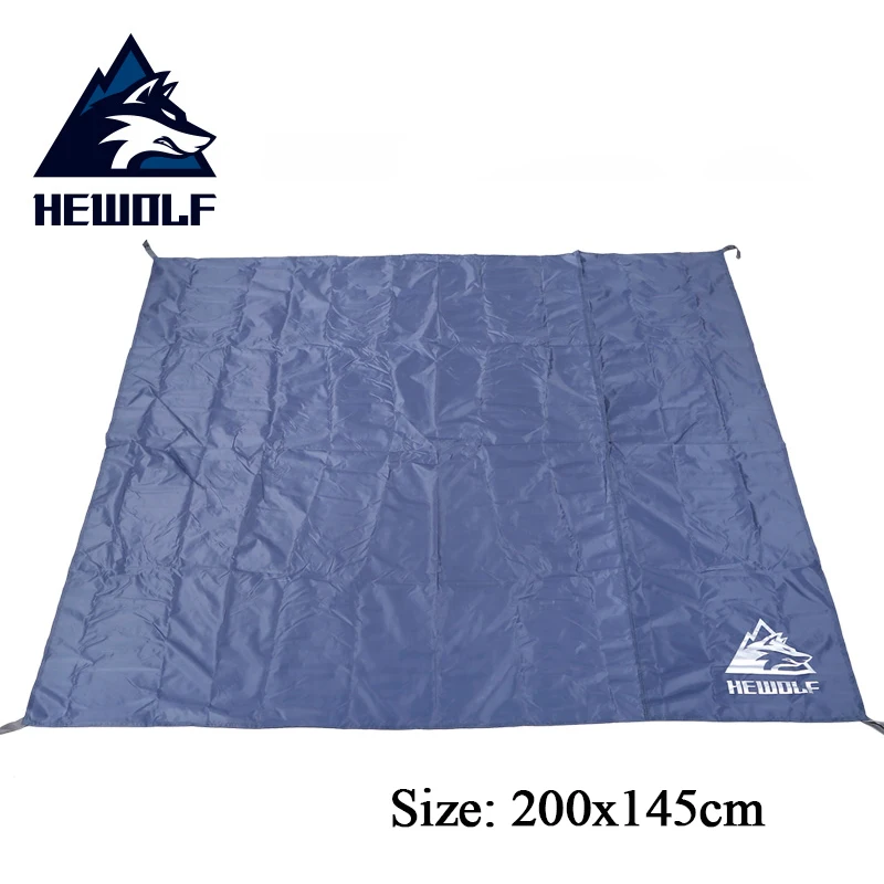 Hewolf оксфордская водонепроницаемая палатка, коврик для пикника, барбекю, коврик для пешего туризма, песка, пляжа, отдыха, кемпинга, брезент, палатка, матрас - Цвет: 200x145 Gray