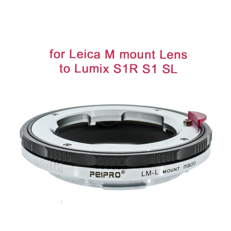 PEIPRO LM-L Марко объектив камеры переходное кольцо для Leica M Крепление объектива Lumix S1R S1 SL адаптер объектива камеры