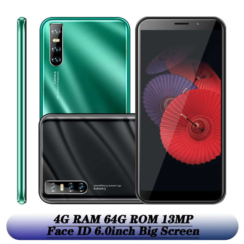 Face ID разблокирована Note 9 5MP + 13MP глобальная версия 3G 4G Оперативная память 64G
