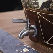 Бар пивное ведро кран из нержавеющей стали вино пиво сок специальный шестигранный кран Тренч Открытый Путь клапан инструмент d91025