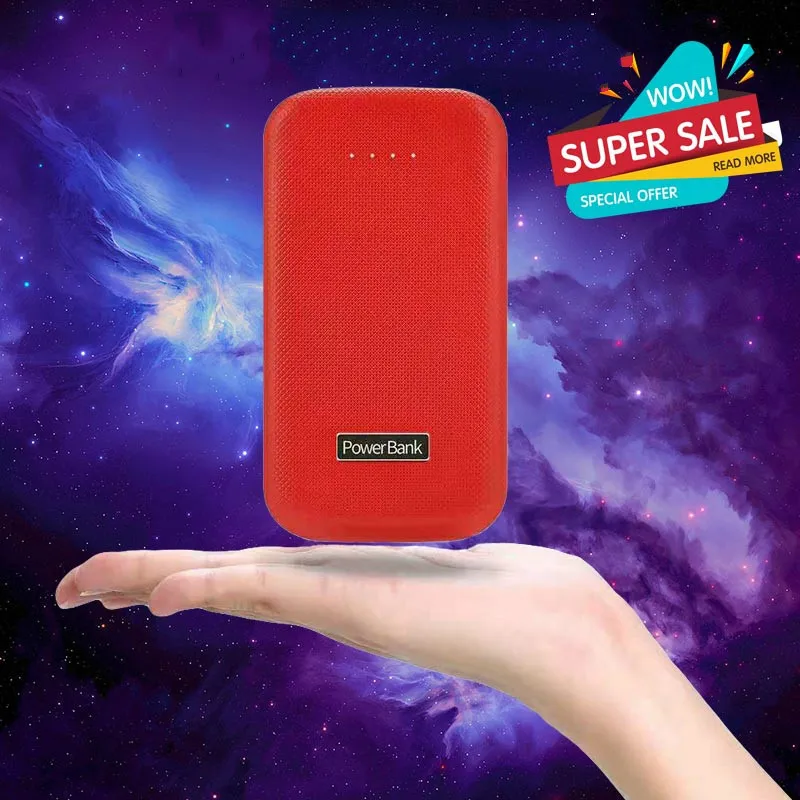 

10000mAh Power Bank for i Fast Charging + Quick Charge 3.0 USB Powerbank External Battery