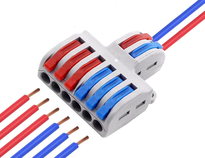 Тип провода разъем 2 в 4/6 из провода сплиттер терминал электрико блок компактный проводки сплайсинга Conector Eletrico