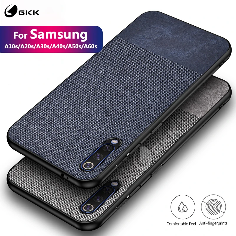 

GKK Carbon Fiber Case for Samsung Galaxy A10S A20S A30S A40S A50S A60S Case Business Soft Edge Hard Cover for Samsung A50s case