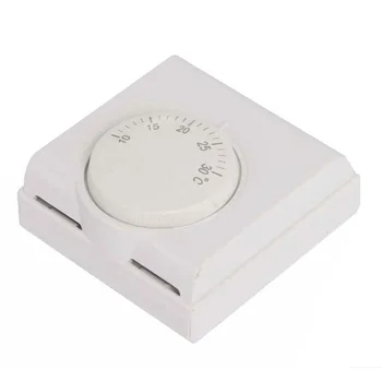 

Easy Install Thermostat Home Cooling Loads Regulator Turn Switch Mechanical Air Conditioner Wall Mounted Safe Heating Room